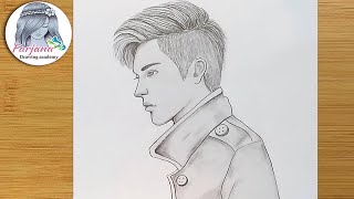 How to draw a boy  Boy pencil sketch [upl. by Gustav475]