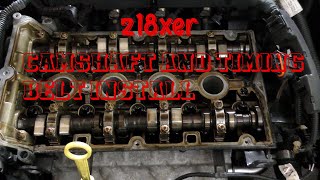 Astra Z18XER Camshaft and Timing Belt Removal [upl. by Yerffej73]