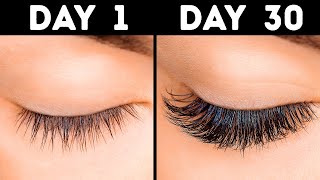 11 Quick Ways to Grow Long Eyelashes in 30 Days [upl. by Seedman511]