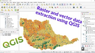 How to extractclip raster and vector data using QGIS [upl. by Pelligrini]