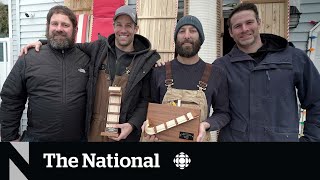 Canadian team wins top prize at US toboggan championship  The Moment [upl. by Yadroc840]