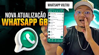 ✅ VOLTOU Novo Whatsapp Gb atualizado FUNCIONANDO [upl. by Carlos]