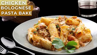 Chicken Bolognese Pasta Bake is the perfect weeknight meal you will enjoy [upl. by Asilim]