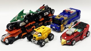 PowerRangers RPM Megazord Three Combine 슈퍼전대 파워레인저 엔진포스 엔진킹 캐리건킹 합체 모음 [upl. by Anilejna463]