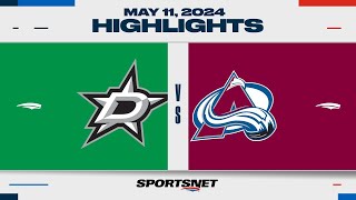 NHL Game 3 Highlights  Stars vs Avalanche  May 11 2024 [upl. by Hallimaj207]