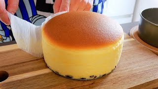 大阪の有名なデザートショプのレシピを再現！完璧なぷるぷるスフレチーズケーキを作るためのコツ [upl. by Thorvald]