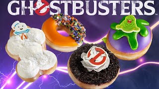 NEWTrition Review Krispy Kreame Ghostbusters doughnuts [upl. by Aikemit]