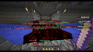 ON BUILD UNE FARM À MONEY MAGMA CUBE EN LIVE  hypixel  skyblock [upl. by Margo]