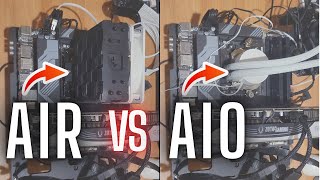 Air vs AIO Cooling for the 7800X3D Which is Better [upl. by Redliw]