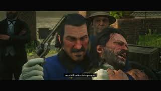 Goodbye Dear friend Red Dead Redemption 2 Hanging Colm What a satisfying moment in RDR2 [upl. by Narol]