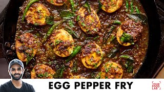 Egg Pepper Fry Recipe  Egg Pepper Masala  काली मिर्च मसाला अंडा फ्राई  Chef Sanjyot Keer [upl. by Carlynn]