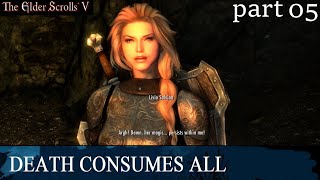 Tedra in Skyrim 1455 Death Consumes All part 5 [upl. by Ahsircal]