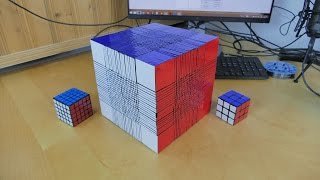 22x22 Rubiks cube Former World Record [upl. by Annej]