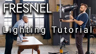 Fresnel Portrait Lighting 3 BampW Setups for Stunning Hard Light Photography [upl. by Montford868]