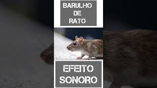 BARULHO DE RATO  EFEITO SONORO PARA EDIÇÃO DE VÍDEOS audio shorts [upl. by Granniah712]