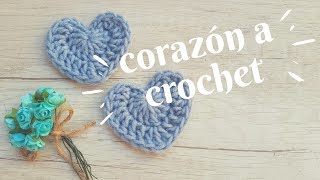 COMO HACER UN CORAZÓN A CROCHET EN POCOS MINUTOS [upl. by Nyltac]