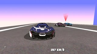 McLaren P1 Vs Ferrari 296 GTB Vs 765LT DRAG RACE 1 Mile [upl. by Garate]