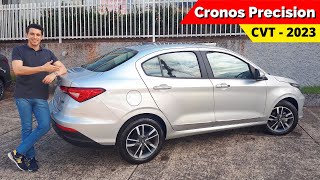 CRONOS 2023 13 Precision com câmbio CVT Avaliação Test Drive e Preço [upl. by Siskind541]