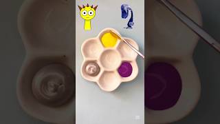 Acrylic paint Colour mixing funny satisfying diy [upl. by Merras26]