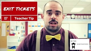 Exit Tickets Easy Formative Assessment  Teaching Tip [upl. by Akcinehs378]