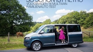 Volkswagen T6 Multivan Generation SIX  Familienauto Test [upl. by Ainoet]