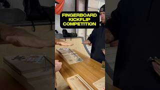 CAN YOU DO MORE KICKFLIPS fingerboard lcboards fingerboarding skateboard skate skateboard [upl. by Edalb]