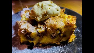 Italian Bread and Butter Panettone Pudding [upl. by Ahsiya]