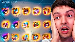 GUARANTEED ULTRA LUCK I Summoned EVERYTHING In Dragon Ball Legends [upl. by Row662]