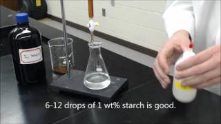 Lab8 vitamin C and iodine titration [upl. by Drice]