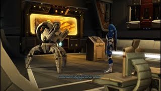 SWTOR M14X Conversations  Part 7  Trooper  ♂️ Male Twilek  🔵 Light Side [upl. by Nyrrad]