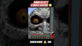 Minecraft lunar moon attack 😭 minecraft shorts lunarmoon horror seeds [upl. by White]