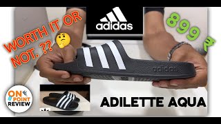 ADIDAS ADILETTE AQUA SLIDES  Cheapest Adidas Slides adidas slide adilette [upl. by Cosetta]