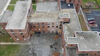 Lathrop Homes drone Chicago worst housing project [upl. by Ahsatel459]