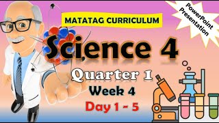 Science 4 Q1 Week 4 MATATAG Curriculum Powerpoint Presentation matatagcurriculum matatag [upl. by Aihseyk]