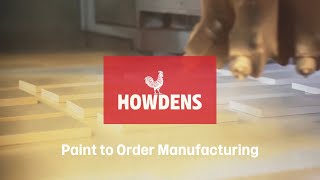 Paint to Order Manufacturing at Howdens [upl. by Atiuqin]