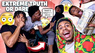 EXTREME TRUTH OR DARE WTHE GANG🔥🤟🏾Gets Personal‼️ Cash Prize [upl. by Alleris]