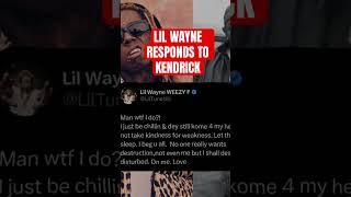 Lil wayne responds to Kendrick Lamar Wacced out Murals lilwayne kendricklamar [upl. by Prowel323]