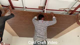 Modern PVC Ceiling Design Ideas for Contemporary Homes how to make it [upl. by Legin]