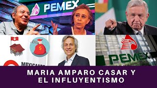 MARIA AMPARO CASAR RESPONDE TENGO LAS MANOS LIMPIAS AMLO ES MUCHO CINISMO [upl. by Ainegul890]