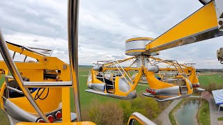 Sky Twister Onride Video Allgäu Skyline Park Bad Wörishofen 2023 [upl. by Ynaffyt]