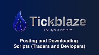 Posting and Downloading Scripts Traders and Devlopers [upl. by Namaj840]