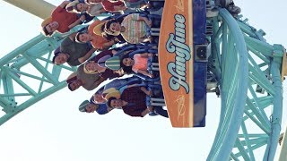 HangTime  New Knotts Berry Farm Roller Coaster Is Now Open [upl. by Inaflahk234]