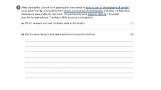 Research 2  AQA GCSE Psychology [upl. by Tarsus]