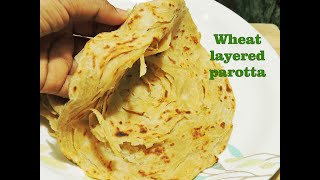 ಆರೋಗ್ಯಕರ ಗೋಧಿ ಪರೋಟwheat flour layered parottaKerala styleParotta recipe in kannada [upl. by Limemann981]