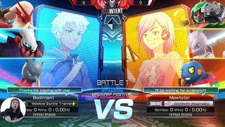 3v3s vs Mewtater  Pokken Tournament DX [upl. by Nodnrb]