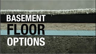 Basement Floor Options to Prevent Moisture [upl. by Africa304]