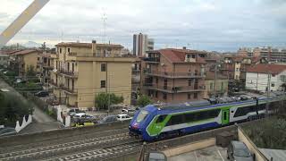 Il quotBluesquot HTR 412 n010 di Trenitalia in viaggio verso la Sicilia [upl. by Aenat]