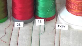 Understand Aurifil Thread Weights [upl. by Akienom948]