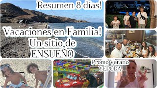 Vlog RESUMEN VACACIONES ALMERÍARutina YEPODA con Nuevos Productos IDEALES VERANO [upl. by Nangatrad]