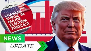 Donald Trumps Chances Surge in Major Election Forecast latestnews usa election [upl. by Egag]